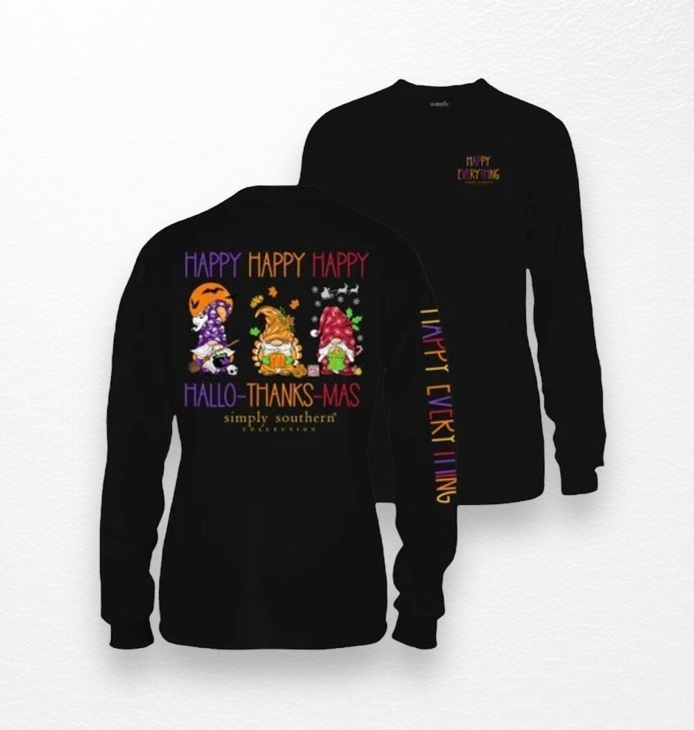 NEW Simply Southern Happy Everything Tee, Size 14/16